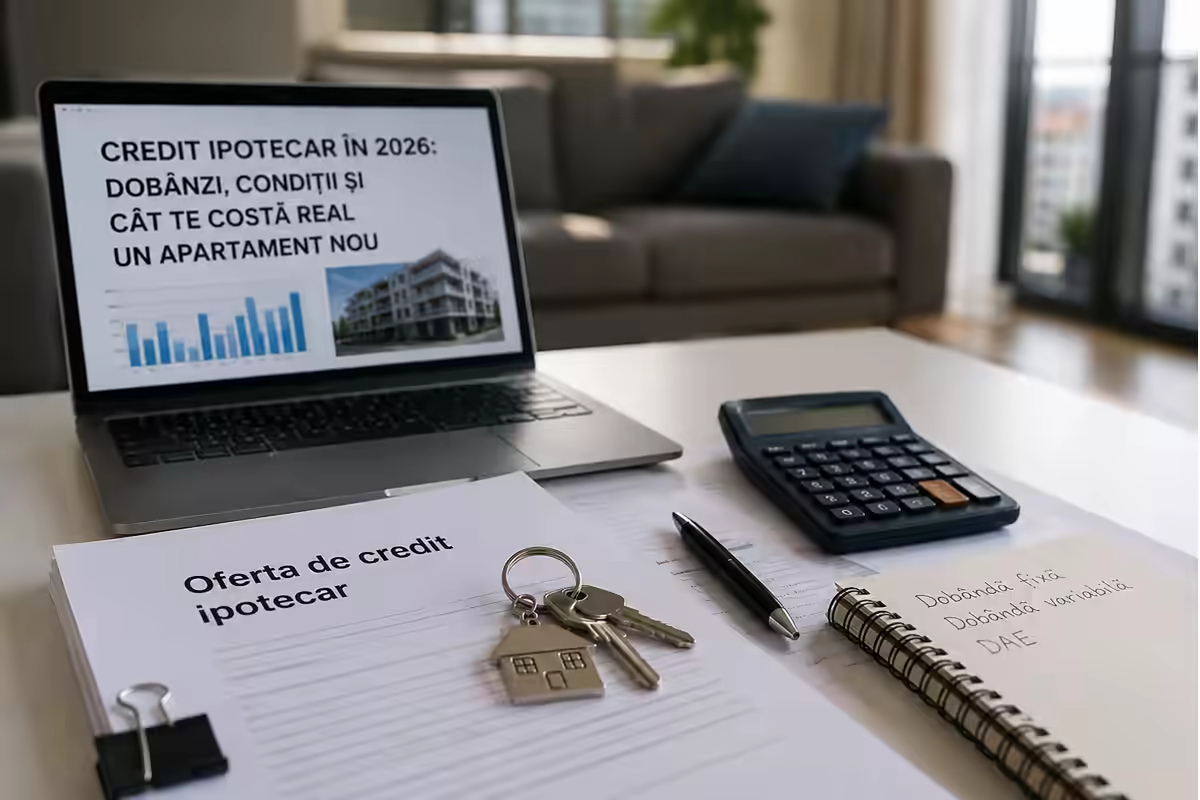 Credit Ipotecar în 2026: Dobânzi, Condiții și Cât Te Costă Real un Apartament Nou
